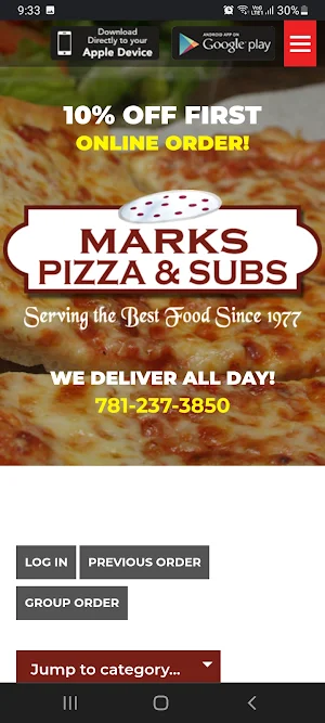Mark's Pizza & Subs Screenshot 2