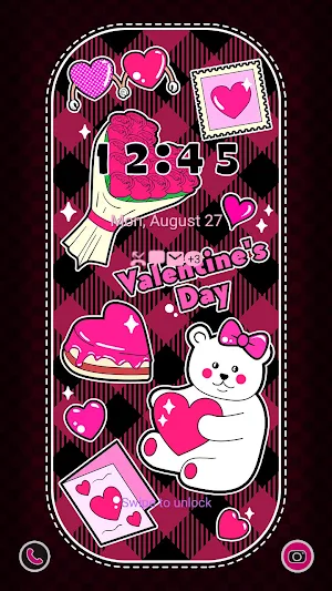 Lovely Pop Valentine-Wallpaper Screenshot 1