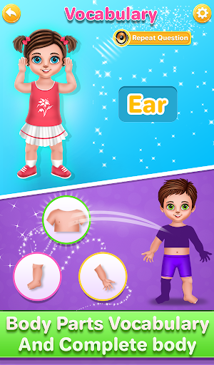 Human Body Parts Kids Learning Screenshot 2