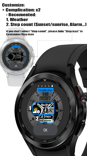 Ntv296 - Hybrid Watch face Screenshot 1