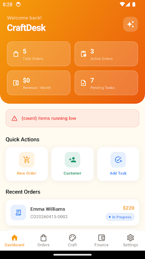CraftDesk Screenshot 0