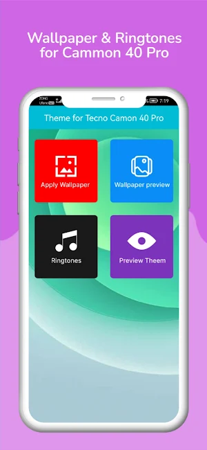 Theme for Tecno Camon 40 Pro Screenshot 0