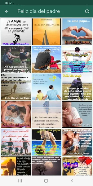 Día del padre. Tarjetas Screenshot 1