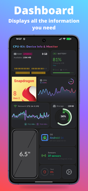CPU-Kit: Device Info & Monitor Screenshot 1
