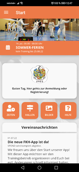 Fechtklub Hannover von 1862 Screenshot 1