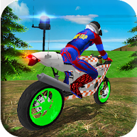Motorbike Stunt Super Hero Simulator
