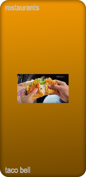 restaurants : taco bell Screenshot 1