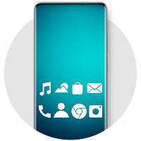 White Flat Icon Pack