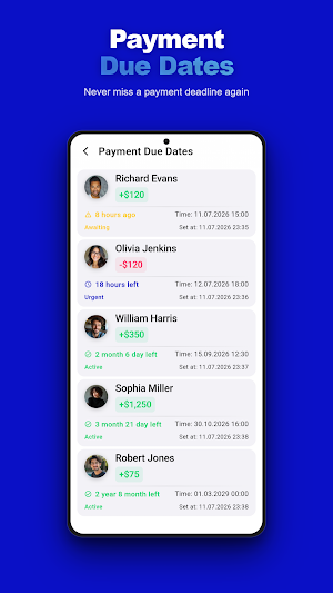 My account: Debt Tracker Screenshot 1