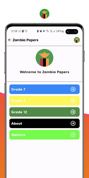 Zambia Past Papers Screenshot 1
