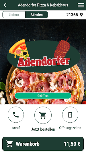 Adendorfer Pizza & Kebabhaus Screenshot 0