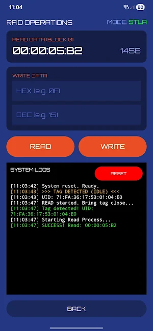 AGV Companion: RFID & NFC Tool Screenshot 2
