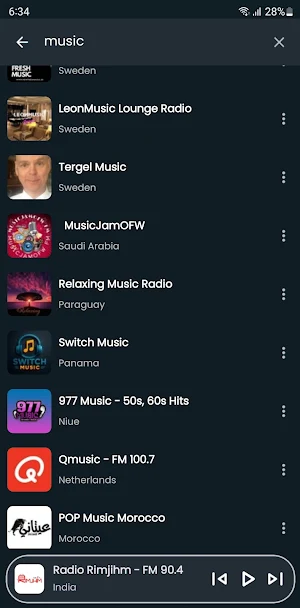 Huawei Radio Screenshot 2