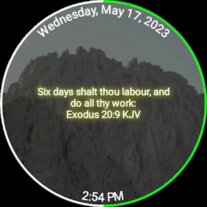 Ten Commandments Clock Screenshot 1