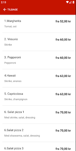 Parma´s Pizza Bar Screenshot 0