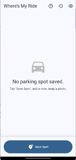 Where's My Ride - Car Finder Screenshot 0