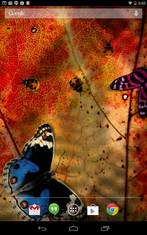Friendly Bugs Live Wallpaper Screenshot 1