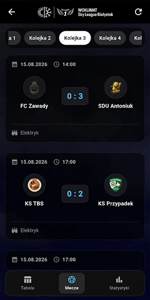 Sky League App Screenshot 2