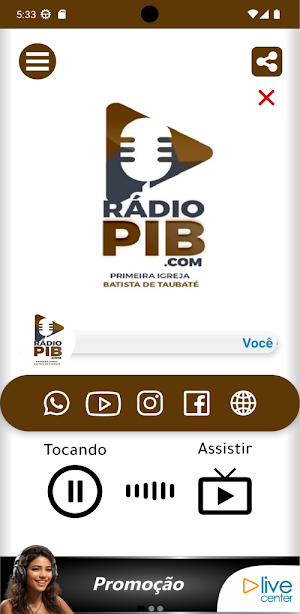 Rádio e TV Pib Taubate Screenshot 0