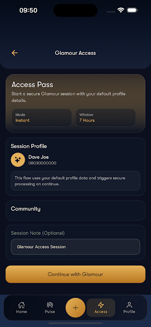 Glamour Screenshot 2