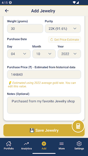 GoldPassBook Screenshot 3