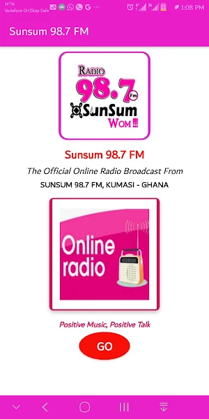 Sunsum FM 98.7 Screenshot 1