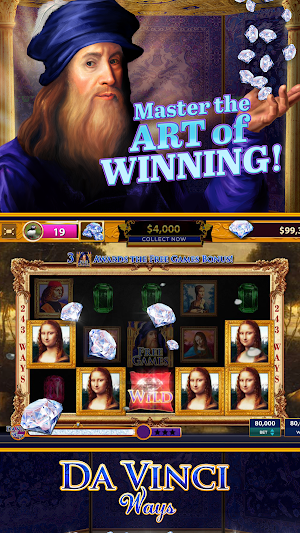 Da Vinci Diamonds Casino – Best Free Slot Machines Screenshot 1