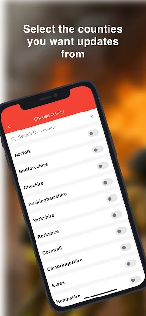 Fire incidents UK Screenshot 1
