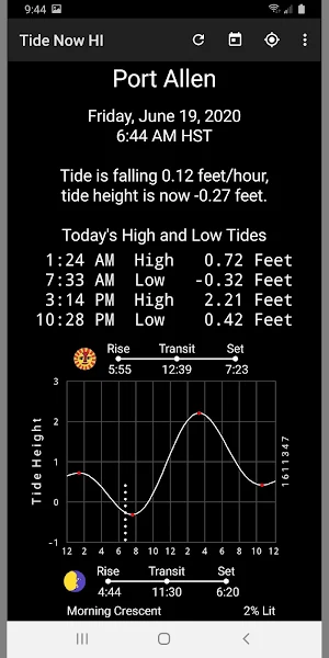 Tide Now HI, Hawaiʻi  Tides, Sun and Moon Times Screenshot 3