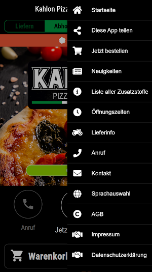Kahlon Pizza Service Leipzig Screenshot 2
