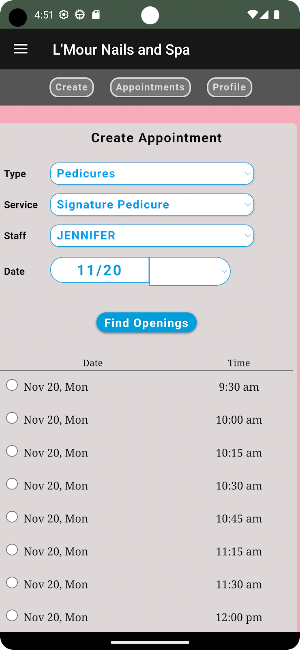 L'Mour Nails & Spa Screenshot 3