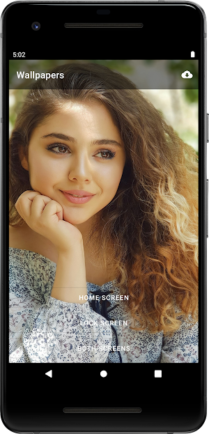 Beauty Girls Wallpaper Screenshot 1