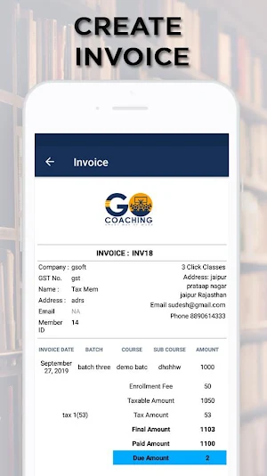 Go Coaching - Coaching and Institute Manager App Screenshot 3