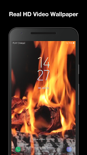 Real Fire Live Wallpaper Screenshot 2