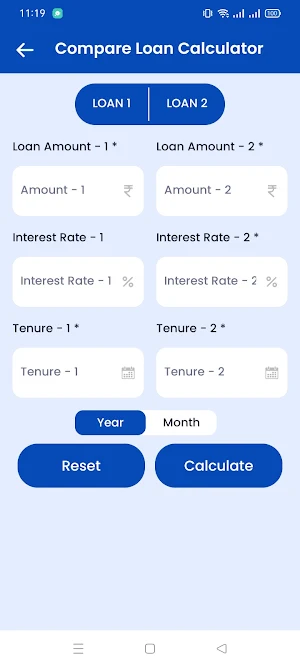LoanFast - Loan EMI Calculator Screenshot 3