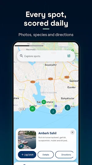 Fishifu: Fishing Map & Solunar Screenshot 2