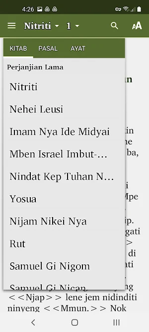 Alkitab Hatam Screenshot 1