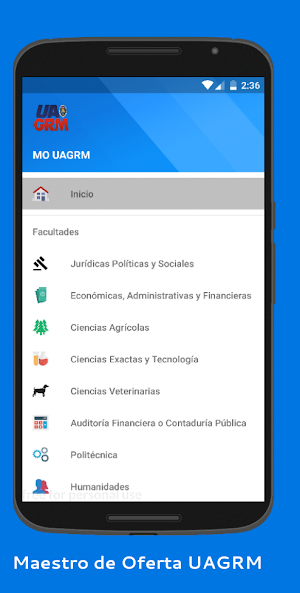 Maestro de Oferta UAGRM Screenshot 1