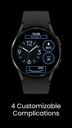 Modular Hybrid Watch Face Screenshot 2