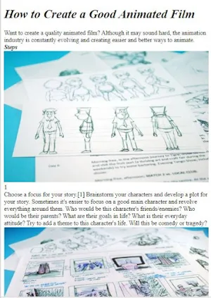 Animation Techniques Guide Screenshot 1