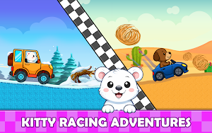 Kitty Games: Car Game for Girl Screenshot 0