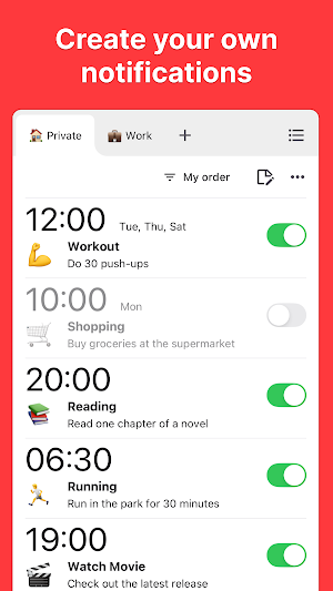 NoticeMemo - Create alerts Screenshot 1