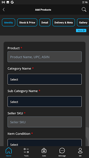 Atlantis Decora Seller Center Screenshot 2