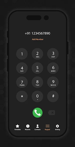 icall iphone 14 dialer screen Screenshot 2