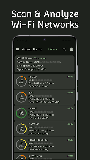 WiFi Analyzer & Speed Test Screenshot 1