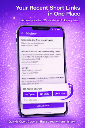 Helink: URL Shortner Screenshot 2