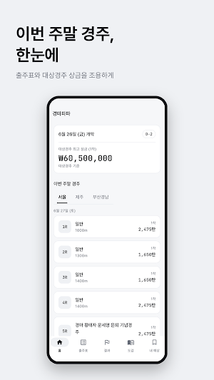 경마파파 : 경마 출주표 경주결과 배당 전적 Screenshot 0