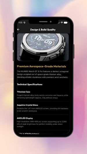 Huawei watch GT6Pro user guide Screenshot 1