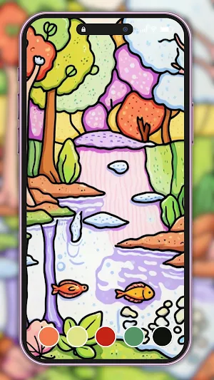 Cozy Autumn Coloring Screenshot 2