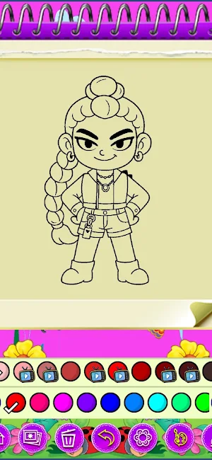 Kpop Demon Hunter ColoringBook Screenshot 3